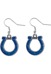 Indianapolis Colts Logo Dangler Womens Earrings