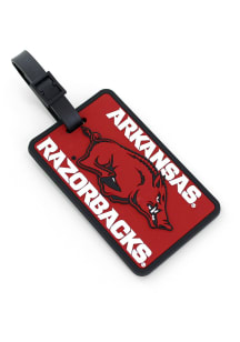 Arkansas Razorbacks Red Soft Luggage Tag