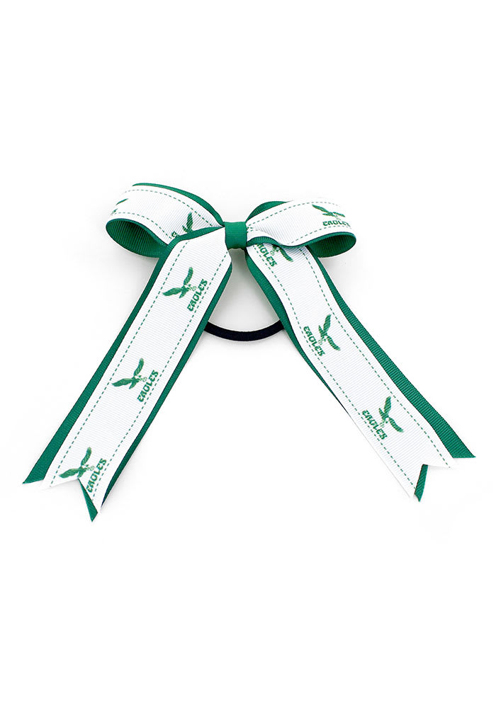 Philadelphia Eagles Bow Ponytail Holder Kids Hair Ribbons