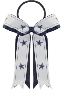 Dallas Cowboys Bow Ponytail Holder Kids Hair Ribbons