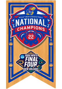 Kansas Jayhawks Souvenir 2022 National Champs Banner Pin
