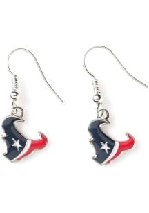 Houston Texans Logo Dangler Womens Earrings