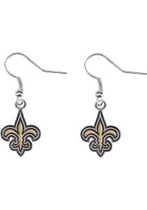 New Orleans Saints Logo Dangler Womens Earrings