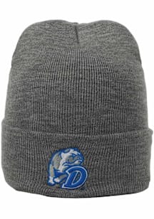 Summit Sportswear Drake Bulldogs Grey The B Mens Knit Hat