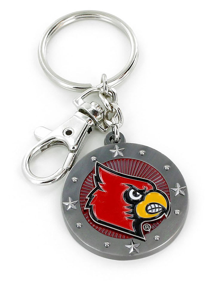Louisville Cardinals Premium Acrylic State Key Ring