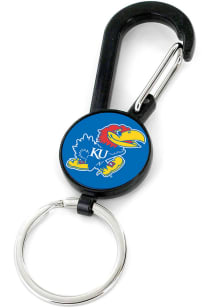 Kansas Jayhawks Metal Carabiner Keychain