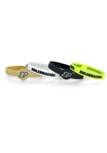 4pk Purdue Boilermakers Kids Bracelet - Gold