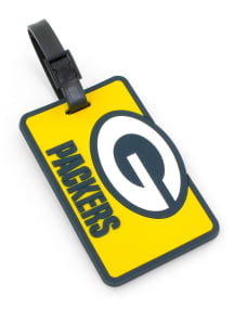 Green Bay Packers Green Rubber Luggage Tag
