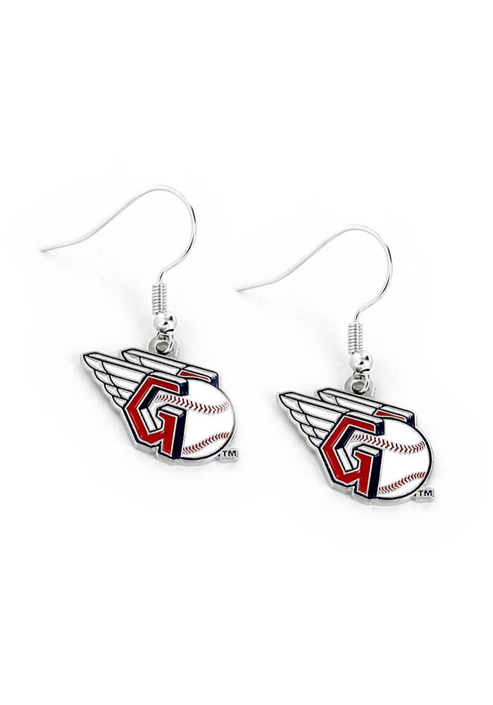 Cleveland Guardians Logo Dangler Womens Earrings