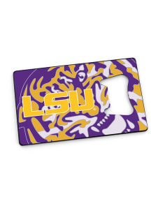 LSU Tigers Credit Card Bottle Opener Magnet