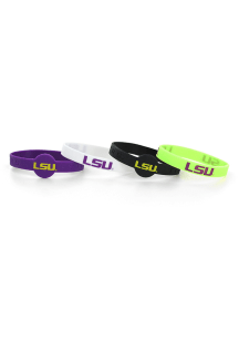 LSU Tigers 4pk Kids Bracelet