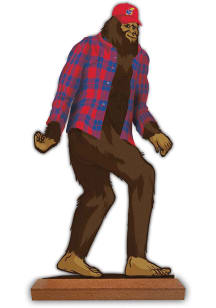 Kansas Jayhawks 12 Bigfoot Desktop Art Sign