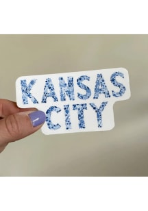 Kansas City floral watercolor design Stickers