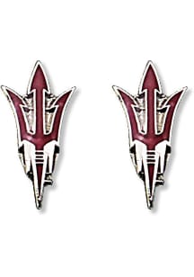 Arizona State Sun Devils Logo Post Womens Earrings