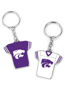 K-State Wildcats Reversible Jersey Keychain