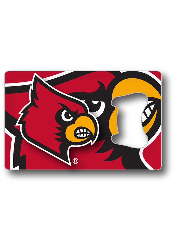Louisville Cardinals Credit Card Style Bottle Opener NEW!! Free