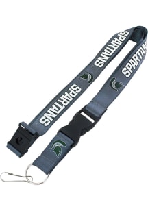 Michigan State Spartans Charcoal Lanyard