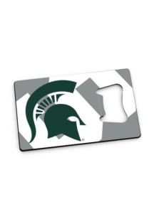 Michigan State Spartans Green Credit Card Bottle Opener Magnet