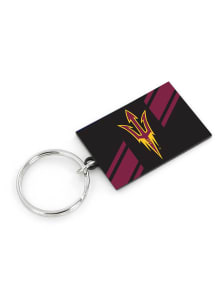 Arizona State Sun Devils Striped Keychain