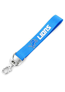 Detroit Lions Deluxe Wristlet Keychain - Blue