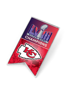 Kansas City Chiefs Souvenir Super Bowl LVIII Champs Banner Pin
