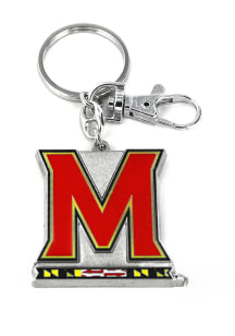 Red Maryland Terrapins Heavyweight Keychain