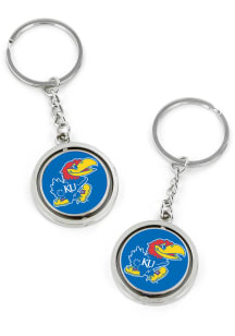 Kansas Jayhawks Spinning Logo Keychain