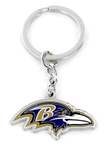 Baltimore Ravens Logo Keychain