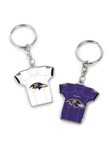 Baltimore Ravens Team Color Reversible Jersey Keychain