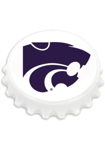 K-State Wildcats White Bottle Cap Magnet