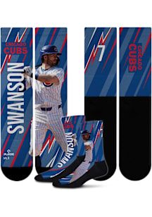 Dansby Swanson Chicago Cubs Big Energy Mens Crew Socks