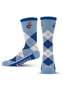 Kansas Jayhawks Vault Fyre Mens Argyle Socks