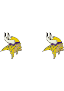 Minnesota Vikings Logo Post Womens Earrings
