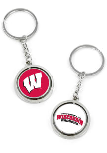 Wisconsin Badgers Spinning Keychain