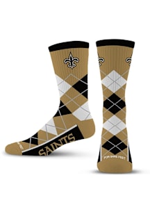 New Orleans Saints Fyre Mens Argyle Socks