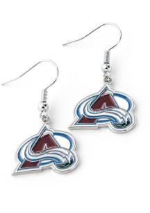 Colorado Avalanche Logo Dangler Womens Earrings