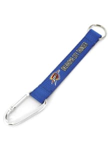 Oklahoma City Thunder Mascot Carabiner Keychain - Blue