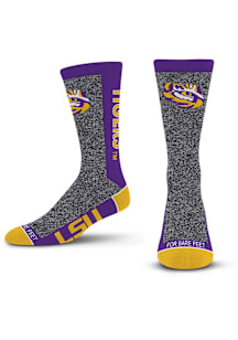 LSU Tigers Marble MVP Mens Dress Socks
