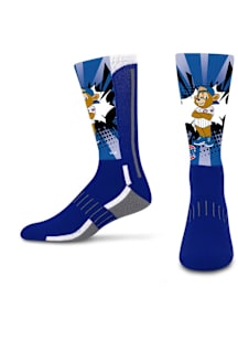 Chicago Cubs Mascot Ka-Pow Mens Crew Socks