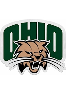 Ohio Bobcats Logo Shaped Pennant - Green