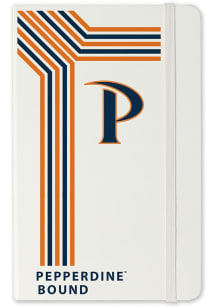 Pepperdine Waves School Bound team logo Notebook and Folder - White