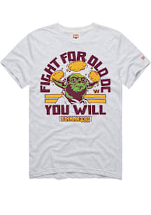 Homage Washington Commanders Ash Star Wars Short Sleeve Fashion T Shirt