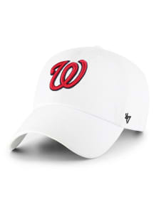 47 Washington Nationals Clean Up Adjustable Hat - White