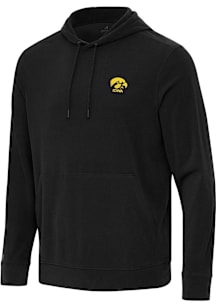 Antigua Iowa Hawkeyes Mens Black Omni Long Sleeve Hoodie