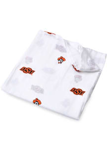Oklahoma State Cowboys Muslin Swaddle Baby Blanket