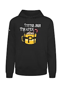 Levelwear Pittsburgh Pirates Mens Black Podium Mellow Long Sleeve Hoodie