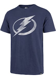 47 Tampa Bay Lightning Navy Blue Bleacher Grit Scrum Short Sleeve Fashion T Shirt