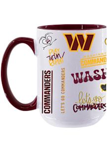 Washington Commanders Loco Ceramic Mug Ceramic Mug - Burgundy