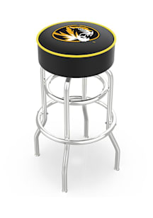 Missouri Tigers Double-Ring Swivel Pub Stool - Black