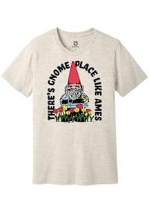 Summit Sportswear Ames Oatmeal Gnome Place Like Home Short Sleeve Fashion T Shirt